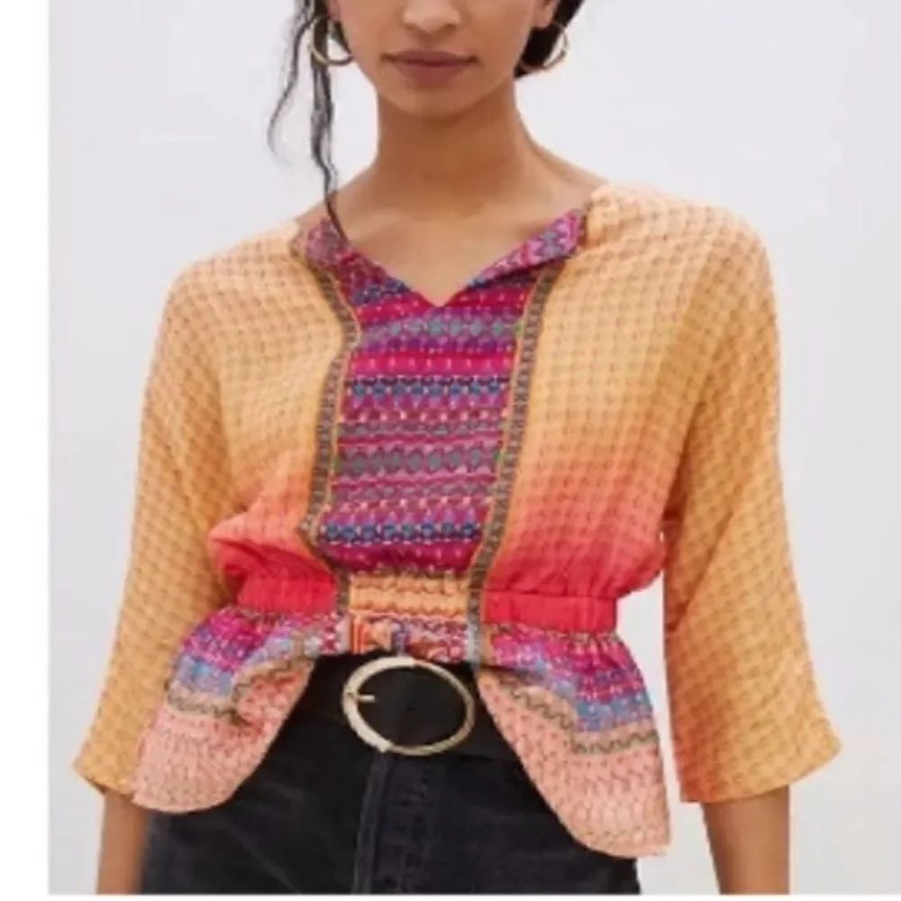 Anthropologie Tanvi Kedia Blouse 